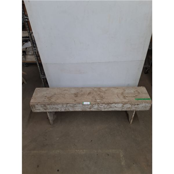 * Vintage Wooden Bench - Pickup Only