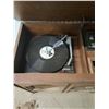 Image 4 : * Vintage Radio/Record Player Cabinet w/Records - Untested, As is - 51x17x28" - Pickup Only