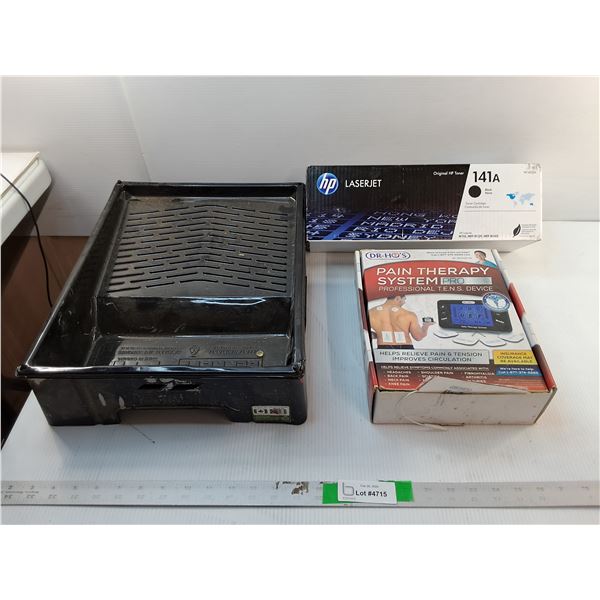 Paint Tray/Inserts, Toner Cartridge- Sealed, T.E.N.S. Device- No Charger