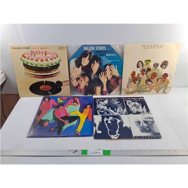 (5) Rolling Stones Records