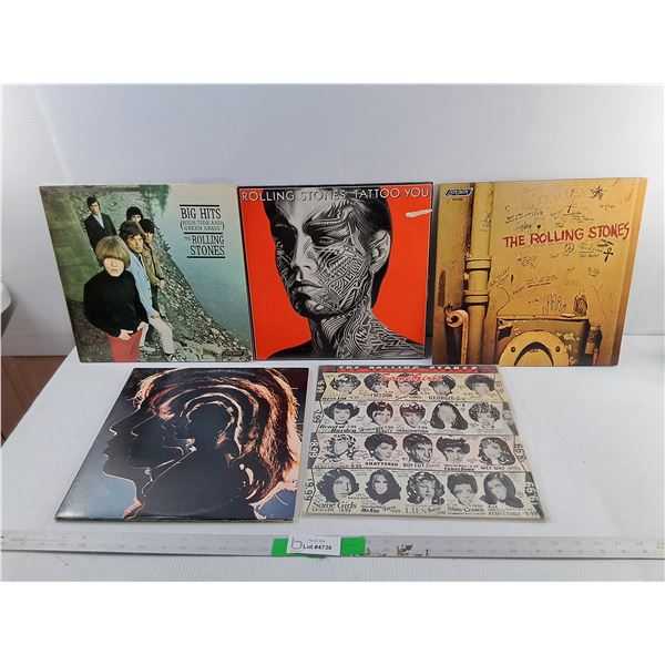 (5) Rolling Stones Records