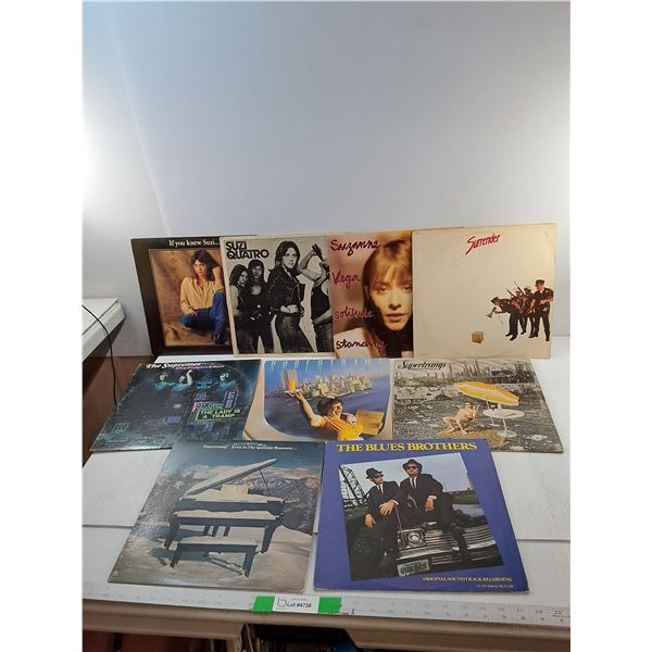 (9) Records- Suzi Quatro, Supertramp, The Supremes, Misc.