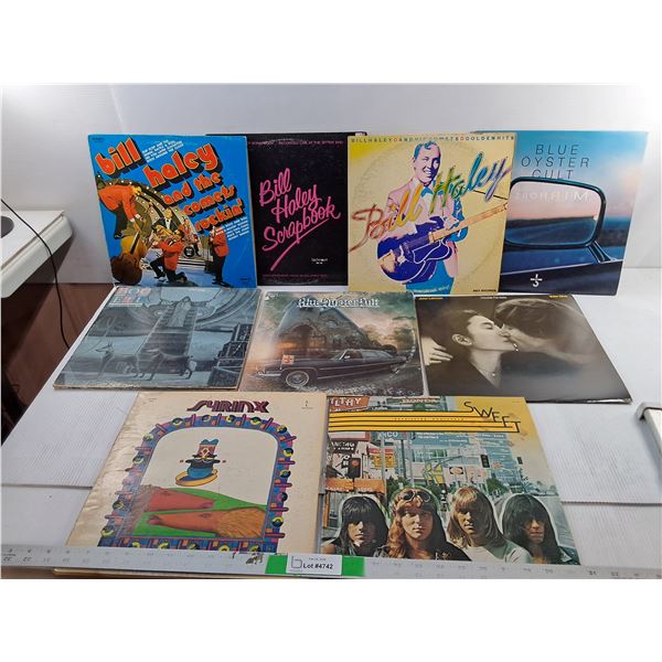(9) Records- Bill Haley, Blue Oyster Cult, John Lennon, Misc.