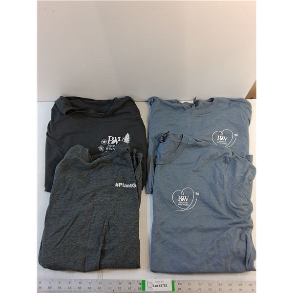 (4) Assorted Shirts- Medium, XL, L