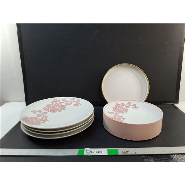 Decorative Flower Plate Set - PICK UP