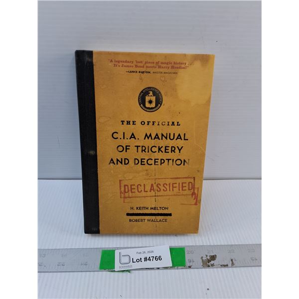 C.I.A. Manual of Trickery and Deception Book