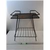 Image 1 : Metal Side Table 16.75" x 12" x 20.5"- Cannot Ship
