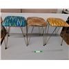Image 1 : (3) Vintage Stools 16.5" Tall x 12"- As Is, Cannot Ship