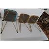 Image 2 : (3) Vintage Stools 16.5" Tall x 12"- As Is, Cannot Ship
