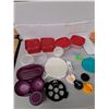 Image 3 : Plastic Storage Containers, Ice Cube Trays, Phone Holder, Misc.- Pickup Preferred