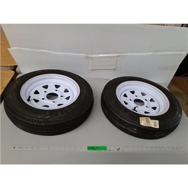 (2) Carlisle Sport Trail Trailer Tires- Cannot Ship