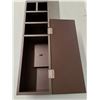 Image 2 : *Wooden Bathroom Shelf with Compartments 54" x 6.5" x 6"- Cannot Ship