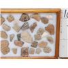 Image 3 : Frame Of Native American Pottery Shards
