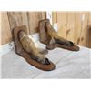Image 4 : Pair Of Ostrich Feet Book Ends Taxidermy