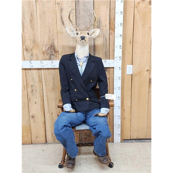 Meet Uncle Buck Half Deer Half Man Full Body Taxidermy Mount