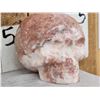 Image 3 : Hand Carved Human Skull In Strawberry Jasper Stone