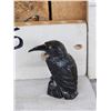 Image 2 : Hand Carved Raven In Onyx Stone