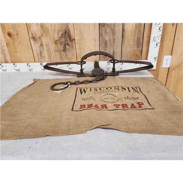 S. Newhouse Kenwood #15 Wisconsin Sesquicentennial Commemorate Bear Trap