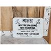 Image 1 : Peacock Fruit & Cattle Company No Trespassing Sign
