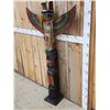 Image 6 : Hand Carved Wooden Totem Pole
