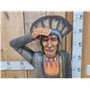 Image 2 : Hand Carved Wooden Cigar Store Indian
