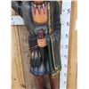 Image 5 : Hand Carved Wooden Cigar Store Indian
