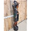 Image 6 : Hand Carved Wooden Cigar Store Indian