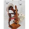 Image 3 : Mexican Toad Playing Stand Up Bass Taxidermy Mount