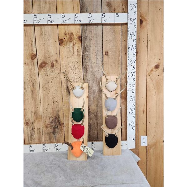 8 Sets Of Whitetail Antlers On Plaques