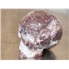 Image 4 : Hand Carved Human Skull In Strawberry Jasper Stone