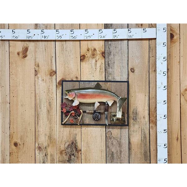 22" Rainbow Trout Real Skin Fish Taxidermy