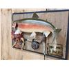 Image 5 : 22" Rainbow Trout Real Skin Fish Taxidermy