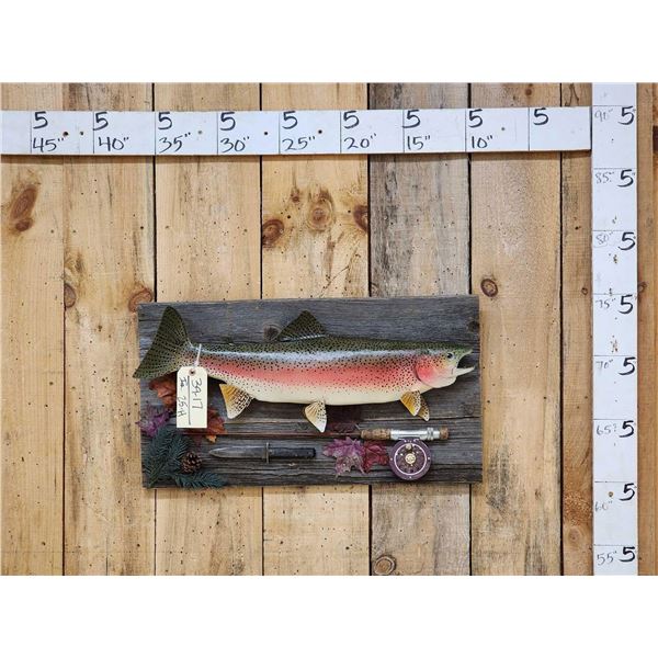 26" Rainbow Trout Real Skin Fish Taxidermy