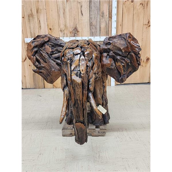 Spectacular Elephant Driftwood Sculpture