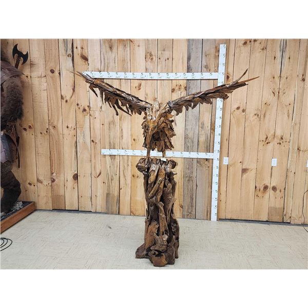 Spectacular Eagle Driftwood Sculpture