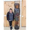 Image 1 : Hand Carved Wooden Cigar Store Indian