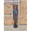 Image 2 : Hand Carved Wooden Cigar Store Indian