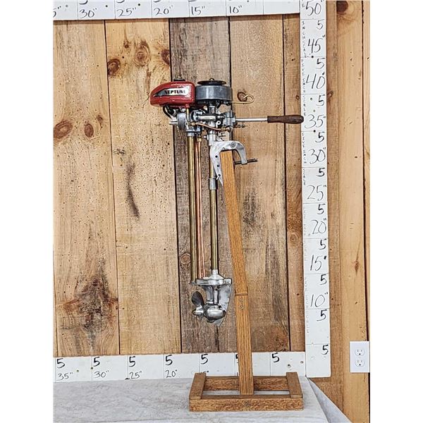 Circa 1940 Neptune Mighty Mite 1.5hp Outboard Boat Motor