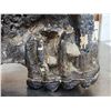 Image 10 : Large Bull Mastodon Skull Section With Molar Ancient Fossil