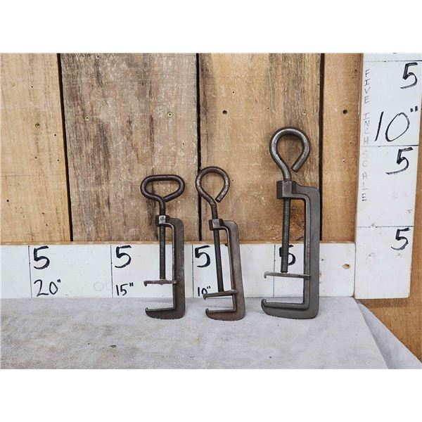 3 Newhouse Bear Trap Setting Clamps