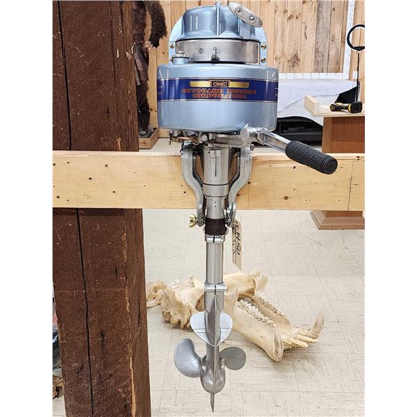 1940s Vintage Outboard Motor Corporation 3 HP Handitwin Outboard Boat Motor