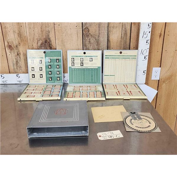 Vintage Vintage Trubyte New Hue Dental Prosthetic Teeth Display