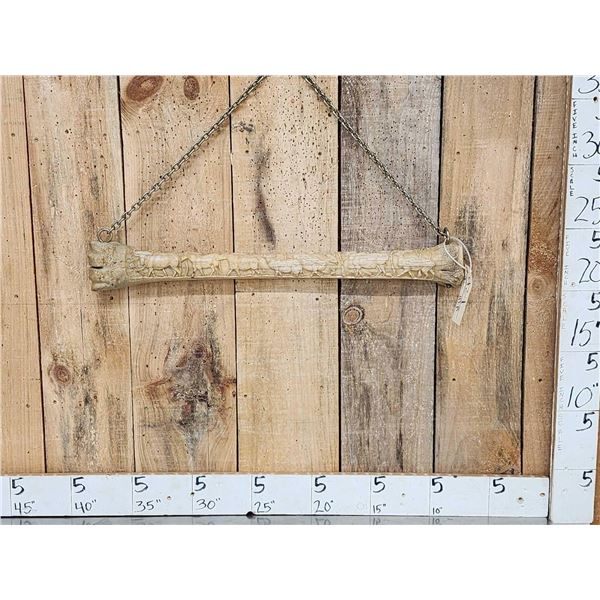 Hand Carved Giraffe Leg Bone