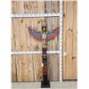 Image 1 : Hand Carved Wooden Totem Pole