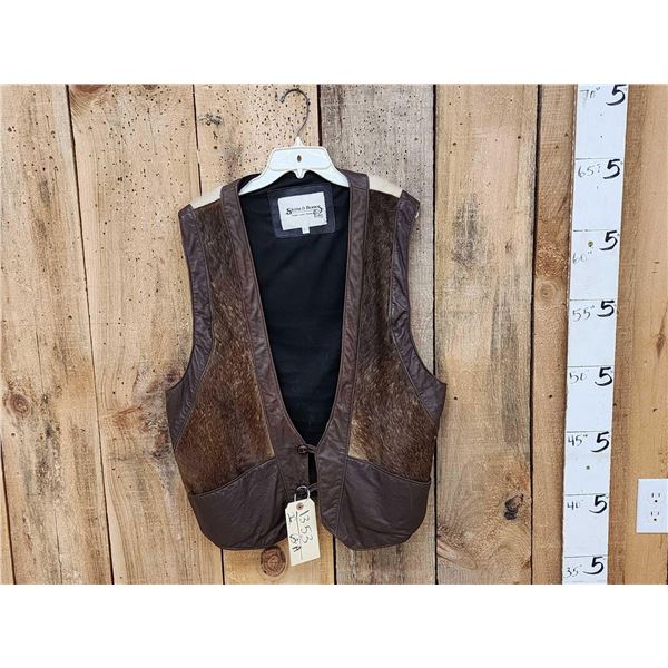 African Blesbok Skin Mens Size Large Vest