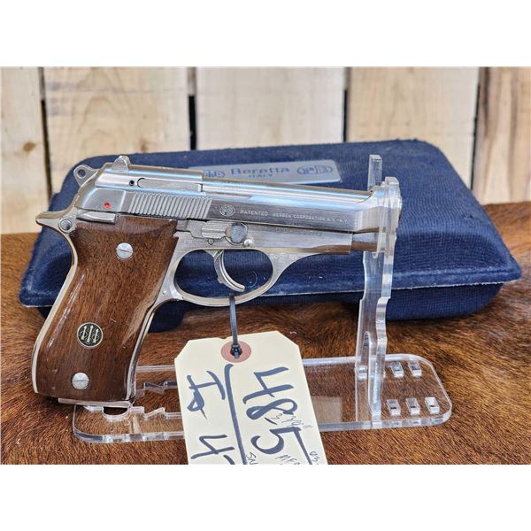 Baretta Model 85BB .380 Semi Auto Pistol Stainless