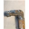 Image 10 : Unusual Horse Head Black Powder Cane Gun With Rawhide Whip