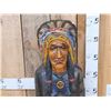 Image 2 : Hand Carved Wooden Cigar Store Indian
