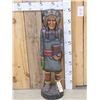 Image 1 : Hand Carved Wooden Cigar Store Indian