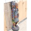 Image 2 : Hand Carved Wooden Cigar Store Indian